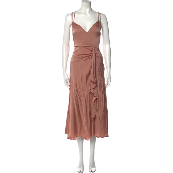 Intermix Silk Dress - Picture 1 of 9